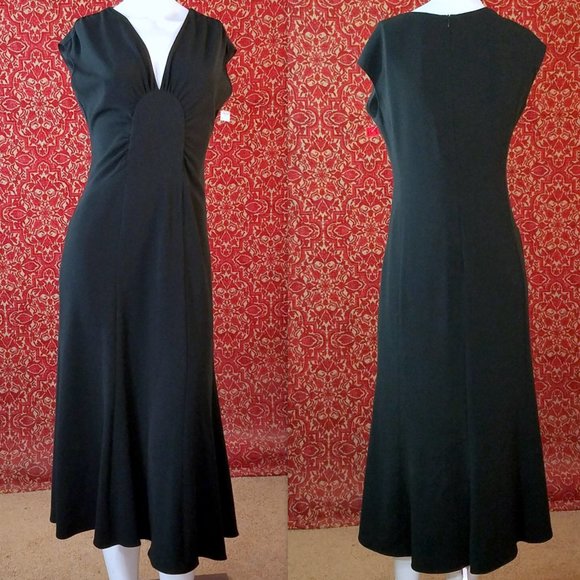 JONES NEW YORK black sleeveless dress 6💥🕚⤵️ - Picture 1 of 11